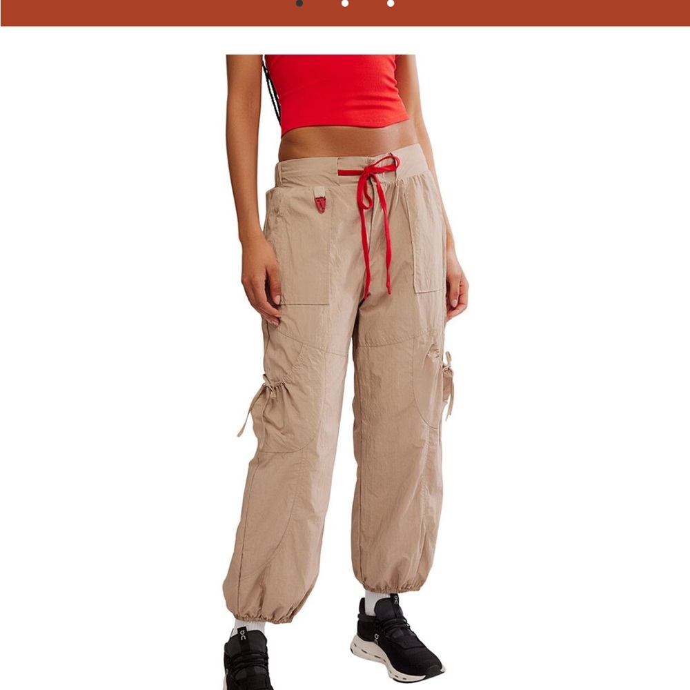FP Movement by Free People High Point Hike Pants Sand Fleece Lined
